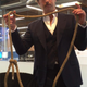 This photos is included in the original lawsuit filed by Brogan BamBrogan. It shows him holding a hangman’s noose left on his chair, allegedly to intimidate him. (Image: TKTK)